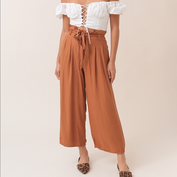 Brown / rust culottes - Picture 2 of 7